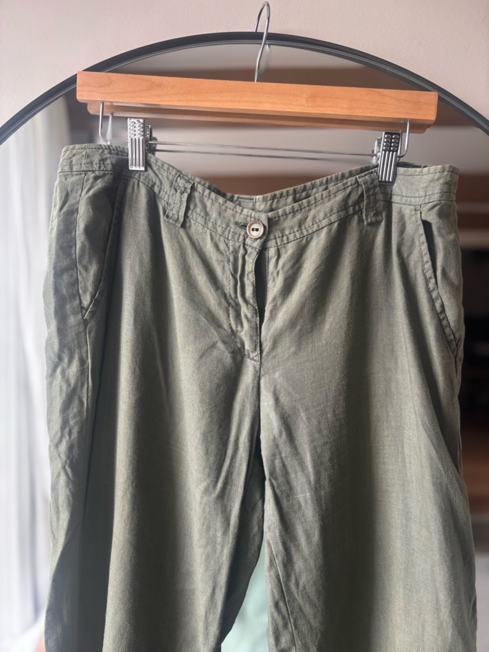 United colours of Benetton | green linen trouser | size medium - Picture 4 of 5